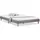 Homestyle4u Polsterbett 160 x 200 cm Grau