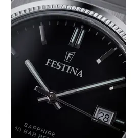 Festina Swiss Made Mens Watch with Steel Bracelet F20034/4 Herrenarmbanduhr