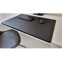Profi Mats Schreibtischunterlage PM Schreibtischunterlage mit Kantenschutz Sanftlux Leder 12 Farben schwarz 60 cm