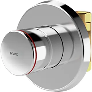 Franke KWC Selbstschluss-Durchgangsventil DN15, Messing, poliert, verchr., G1/2