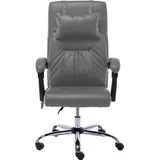 vidaXL Massage-Bürostuhl Kunstleder Anthrazit