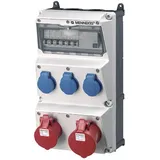 Mennekes Steckdosen-Kombination 930008 IP44 Schwarz 1 St.