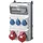 Mennekes Steckdosen-Kombination 930008 IP44 Schwarz 1 St.