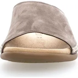 Gabor 03-705 Schuhe Damen Pantoletten Nubuk, Schuhgröße:43, Farbe:Grau