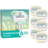 Gillette Venus Comfortglide Sensitive, Rasierklingen Damen, 6 Ersatzklingen