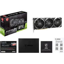 MSI GeForce RTX 3060 Ventus 3X 12G OC 12 GB GDDR6 1807 MHz