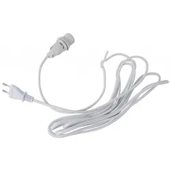 Lampenhalterung für Leuchtsterne - E14 Fassung - textilummanteltes Kabel - 3,50m...