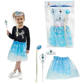Toi-Toys Eisprinzessin Kostüm Kinder blau
