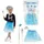 Toi-Toys Eisprinzessin Kostüm Kinder blau