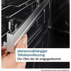 Bosch Backofen-Set Pyrolyse + Teleskopauszug + Mikrowelle schwarz