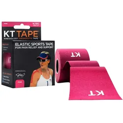 KT Tape Kinesiologie Original Baumwolle vorgeschnitten PINK EINHEITSGRÖSSE