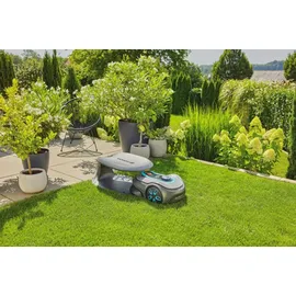 Gardena Mährobotergarage für SILENO pro/max/free grau/orange