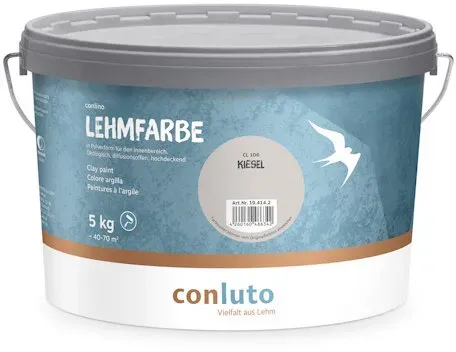 conluto Lehmfarbe Kiesel - 5 kg Eimer