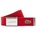 Herren Gürtel aus Stoff - schönes Etui, gravierter Schiebeschnallenverschluss Rot (Rouge 240) 100 cm