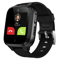 XPLORA Kidzi - Telefon Uhr für Kinder (mit SIM-Karte) 4G, Anrufe, Nachrichten, Schulmodus, SOS-Funktion, GPS, Kamera, Schrittzähler - inkl kostenlosem Tarif-Vertrag für 3 Mon. (SCHWARZ)