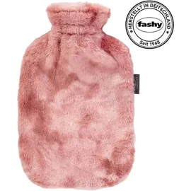 Fashy Wärmflasche mit flauschigem Plüschbezug