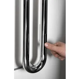 Sapho Handtuchwärmer elektrisch Silber 122x1700mm