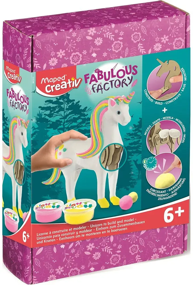 Bastelspiel Maped Fabulous Factory Einhorn