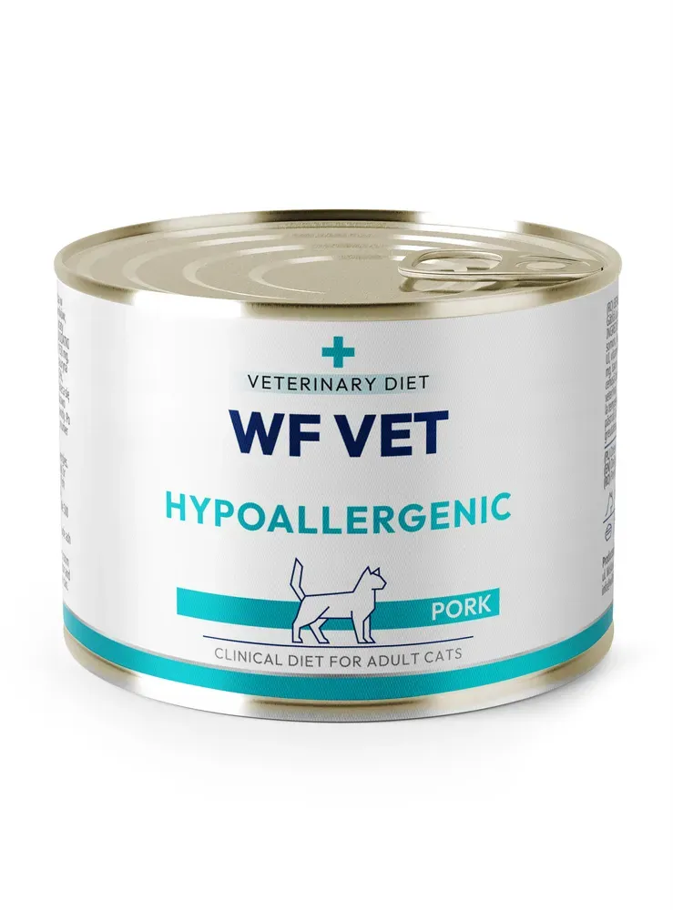 WF VET Hypoallergenic Katzenfutter mit Schweinefleisch 200g