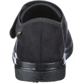 Fischer Schuhe Unisex-Klett-Hausschuh für Herren, Schwarz 48 EU