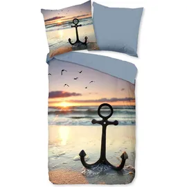 Traumschlaf Bettwäsche Anker multi