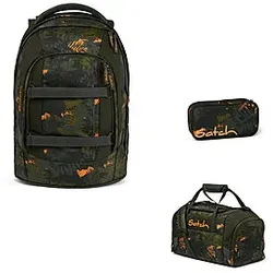 Satch Pack Jurassic Jungle 3tlg Schulrucksack-Set