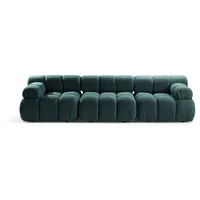Micadoni Sofa Bellis, modular 3-Sitzer blau