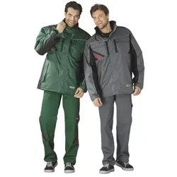 Winterjacke schiefer/schwarz/rot, Größe S - grau/schwarz - S