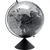 Kare Design Deko Objekt Globe Top, Schwarz 40cm