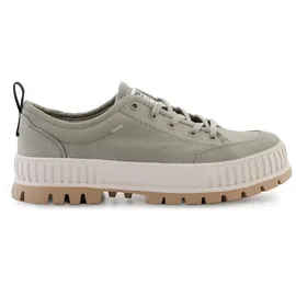 Palladium Pallashock Lo Organic 2 Damen Weiß/Braun/Beige 36