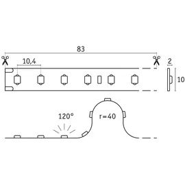 Paulmann ProStrip Gold P75 940 10m 55W 790lm/m 96LEDs/m 4000K