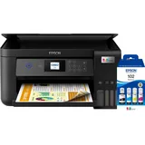 Epson EcoTank ET-2850 + Epson 102 Tintenflaschen Kombipack Farbe