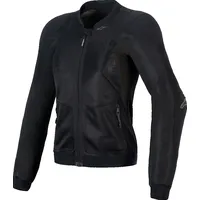Alpinestars Stella Troop-air Textiljacke Damen - Schwarz/Schwarz / M