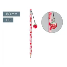 Brunnen Bleistift Fruity Love 1 St. Rosa/Rot