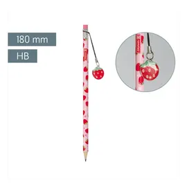 Brunnen Bleistift Fruity Love 1 St. Rosa/Rot
