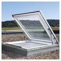VELUX Flachdachfenster Basis-Element CXP 0473Q Kunststoff Manuell, 120x120 cm