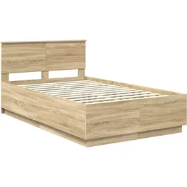vidaXL Moderner Bettrahmen 120 x 200 cm Braun