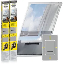 EasyMaxx Insektenschutz-Fensterrahmen 63 x 160 cm Weiß