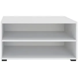 BASED Bücherregal 91 x 45 x 40 cm Weiß