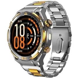 Blackview W90 Pro BT 1,43 Zoll Aluminiumgehäuse Silber Sportarmband One Size