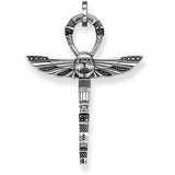 Thomas Sabo Herren Anhänger Lebenskreuz mit Skarabäus 925 Sterling Silber PE778-643-11