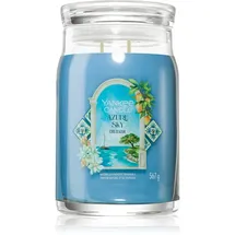 Yankee Candle Azure Sky große Duftkerze 567 g blau