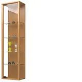 VCM Vitrine Stano Mini 33 x 18 x 115 cm Braun