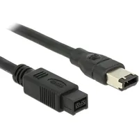 DeLock FireWire 800 Kabel 9pin/6pin 1m