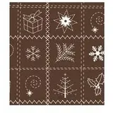 Transparentpapier 115 g/qm A4 VE=25 Blatt Country Christmas braun