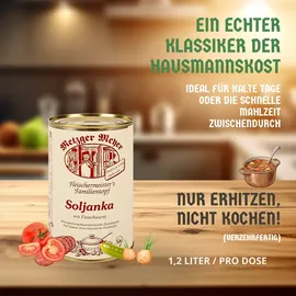 metzger-meyer Fertiggericht Soljanka mit Fleischwurst 1,16 kg