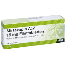 Mirtazapin AbZ 15 mg Filmtabletten 10 St