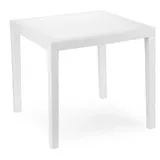 PROGARDEN King Bistrotisch 79 x 79 x 72 cm weiß