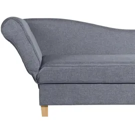 Max Winzer Recamiere Flachgewebe 3-Sitzer Blau