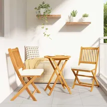 vidaXL Garten Bistro Set 3-tlg. Braun